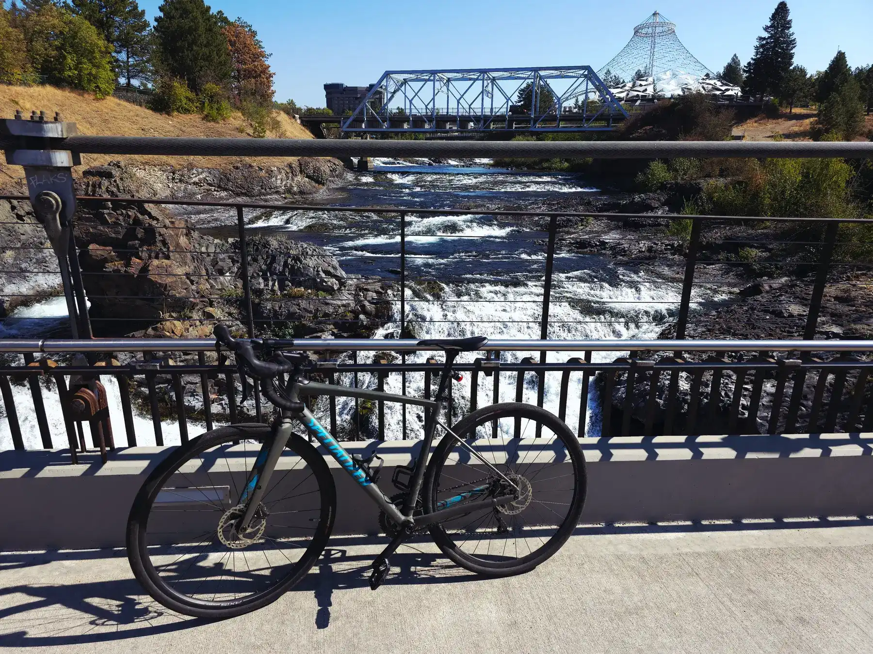 Spokane River Upper Falls Compressed